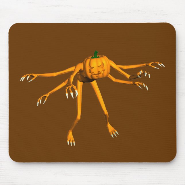 Funny Halloween Critter Mouse Pad (Front)