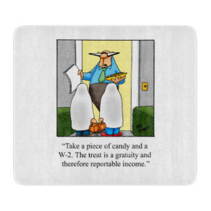 Funny Halloween Cutting Board Gift 