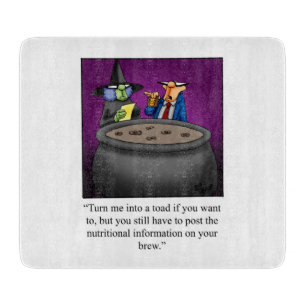 Funny Halloween Cutting Board Gift 