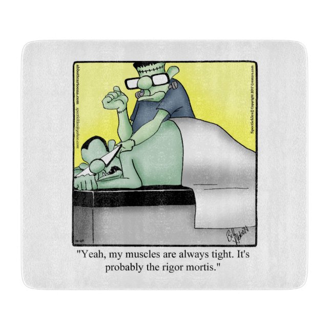 Funny Halloween Cutting Board Gift  (Front)