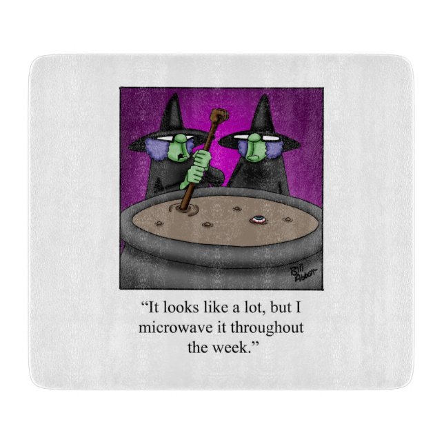 Funny Halloween Cutting Board Gift  (Front)