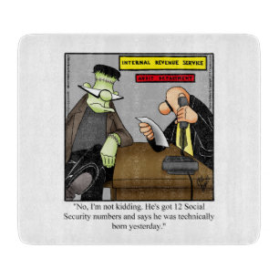 Funny Halloween Cutting Board Gift 