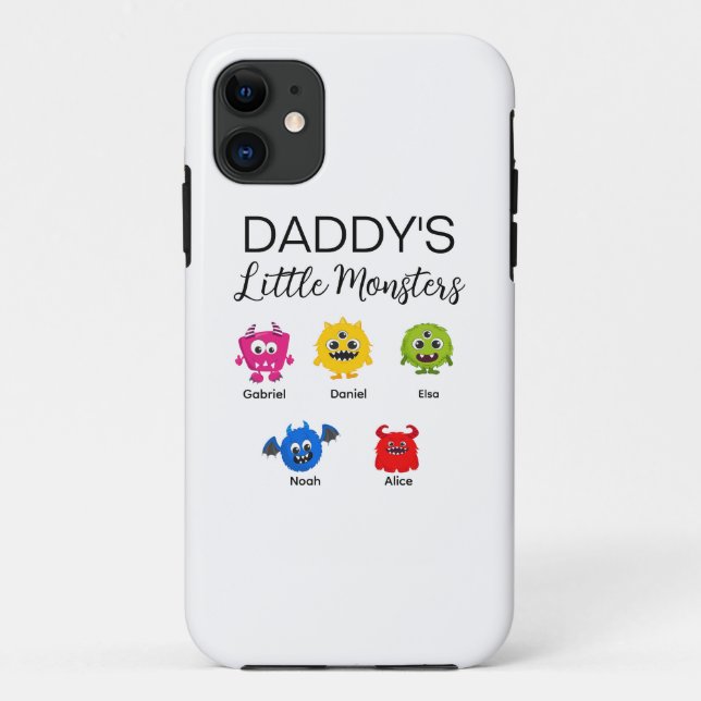 Funny Halloween Daddy's Little Monster  Case-Mate iPhone Case (Back)