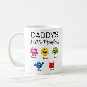 Funny Halloween Daddy's Little Monster Coffee Mug