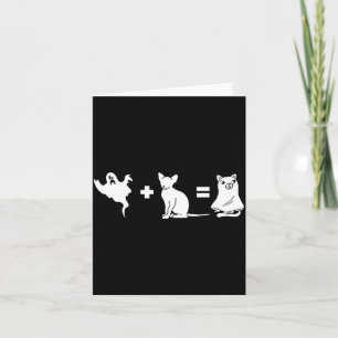Funny Halloween Dog Ghost Halloween Dog Card