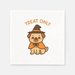 Funny Halloween Dog Lover Paper Napkins