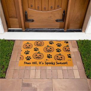 Funny Halloween Doormat For Cat Lovers
