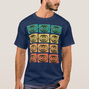 Funny Halloween Fall Jack O Lantern Cute Pumpkin F T-Shirt