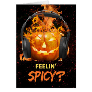 Funny Halloween Feelin’ Spicy Jack o'Lantern
