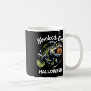 Funny Halloween Fishing Boys Mens Zombie B Fish Pu Coffee Mug