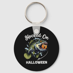 Funny Halloween Fishing Boys Mens Zombie B Fish Pu Key Ring