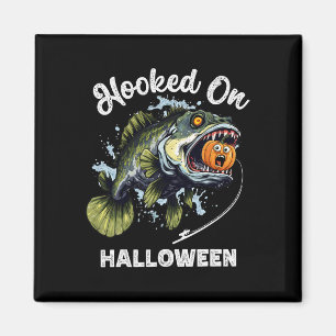 Funny Halloween Fishing Boys Mens Zombie B Fish Pu Magnet