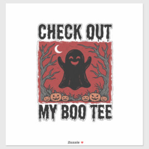 Funny Halloween Ghost Boo Tee Vintage Vector Desig