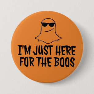 Funny Halloween Ghost Boos Pun 7.5 Cm Round Badge