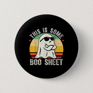 Funny Halloween Ghost Costume Vintage Mens Women 6 Cm Round Badge