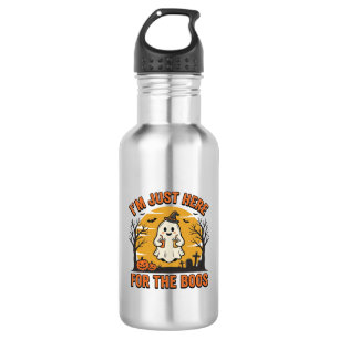 Funny Halloween Ghost Here for the Boos Vintage De 532 Ml Water Bottle