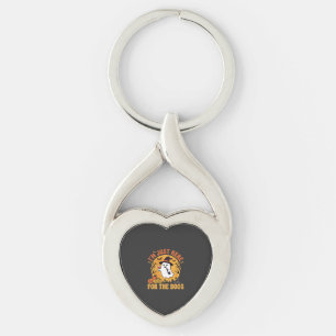 Funny Halloween Ghost I'm Just Here For The Boos Key Ring
