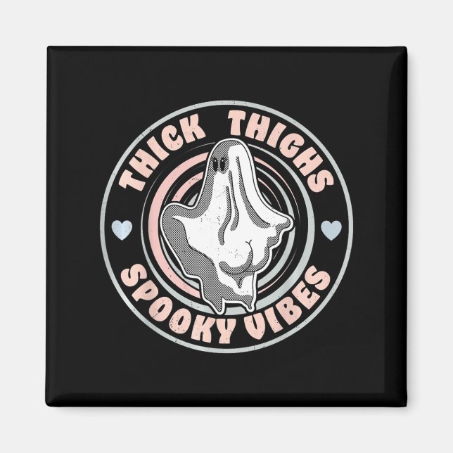 Funny Halloween Ghost Pastel Goth Magnet (Front)