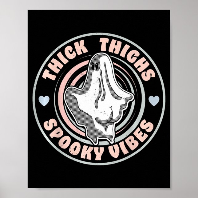 Funny Halloween Ghost Pastel Goth Poster (Front)