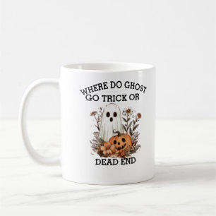 Funny Halloween ghost quote Halloween  Coffee Mug