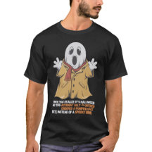 Funny Halloween Ghost T-Shirt