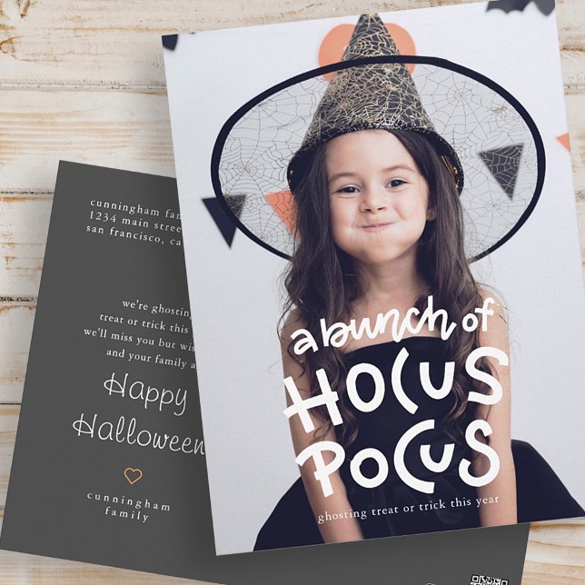 Funny Halloween Ghosting Trick or Treat This Year Postcard (Creator Uploaded)