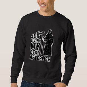 Funny Halloween Gifts Grim Reaper Costume Party Sp Sweatshirt