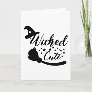 Funny Halloween Gifts - Wicked Cute Card