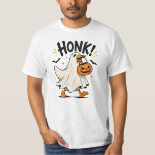 Funny Halloween Goose Ghost T-Shirt