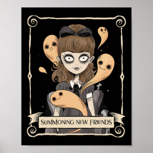 Funny Halloween Graphic Spooky Spirits Poster