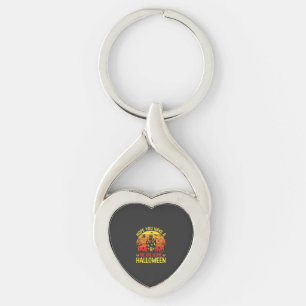 Funny Halloween Haunted House Me On Some Design Key Ring