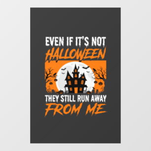 Funny Halloween Haunted House Quote Graphic