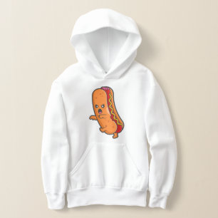 funny halloween hot dog monster