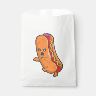 funny halloween hot dog monster favour bag