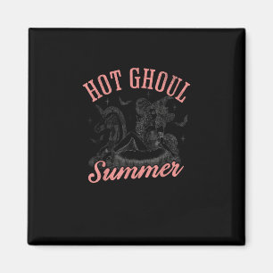 Funny Halloween Hot Ghoul Summer Summerween Magnet