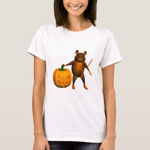 Funny Halloween House Mouse Rat T-Shirt