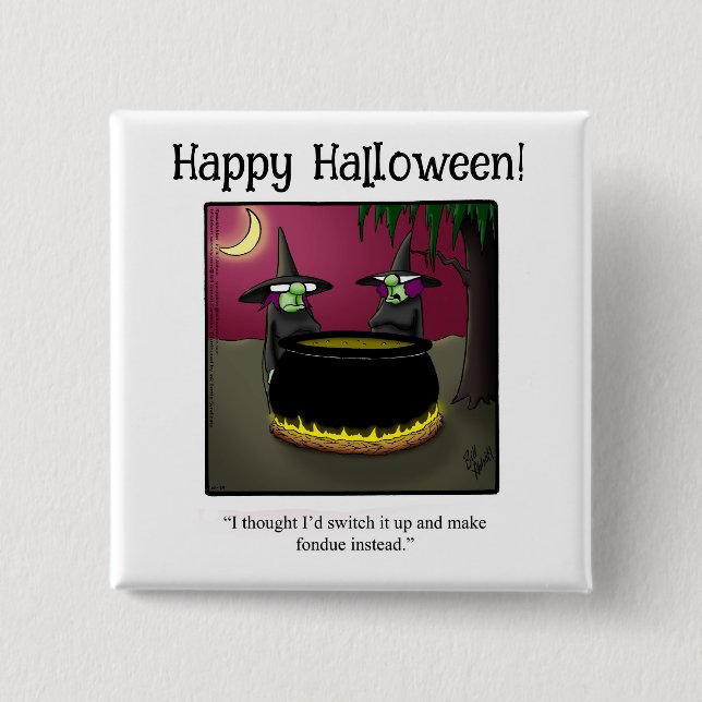 Funny Halloween Humour Button Gifts/Favours (Front)
