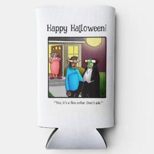 Funny Halloween Humour Can Cooler Gift