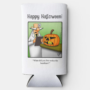 Funny Halloween Humour Can Cooler Gift