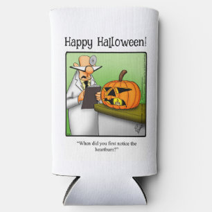 Funny Halloween Humour Can Cooler Gift