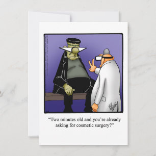 Funny Halloween Humour Greeting Card