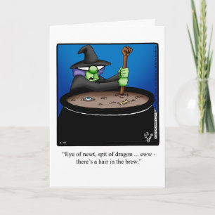 Funny Halloween Humour Greeting Card