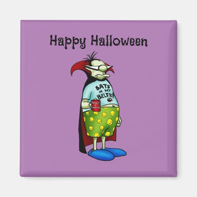 Funny Halloween Humour Magnet Favour (Front)