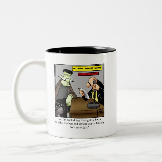Funny Halloween Humour Mug Gift  (Left)