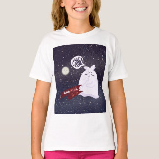 Funny Halloween Humour Overthinking Ghost T-Shirt