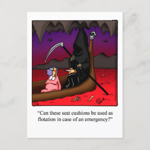 Funny Halloween Humour Postcard