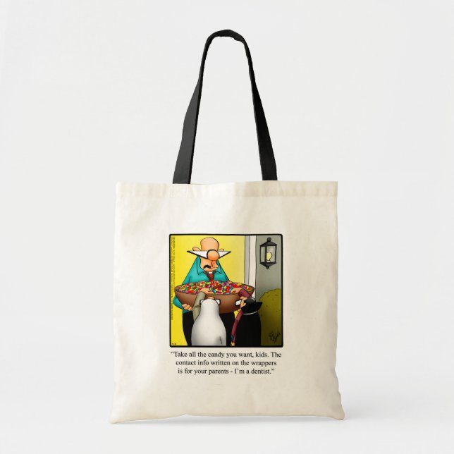 Funny Halloween Humour Tote Bag Gift (Front)