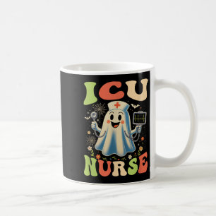Funny Halloween Icu Nurse Intensive Care Unit Nurs Coffee Mug