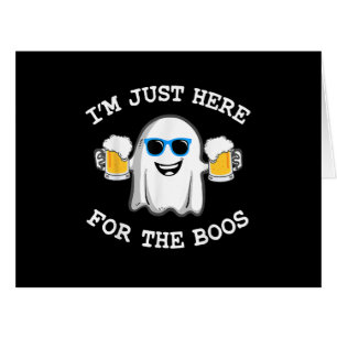 Funny Halloween I'm just here for the boos costume