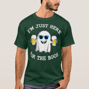 Funny Halloween Im just here for the boos costume T-Shirt